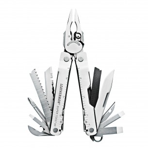 Leatherman Supertool 300 multiverktøy i rustfritt stål med 19 funksjoner