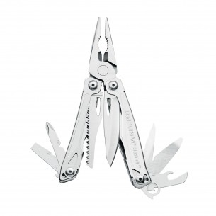 Leatherman Sidekick multiverktøy i rustfritt stål med 14 funksjoner