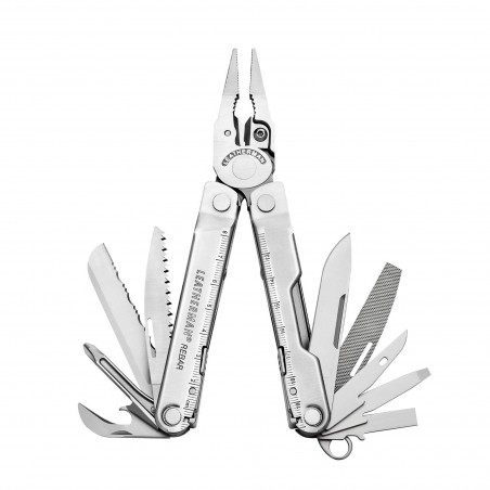 Leatherman multiverktyg för armering i rostfritt stål med 17 funktioner