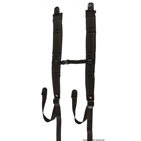 Amphibious padded shoulder straps for Cargo