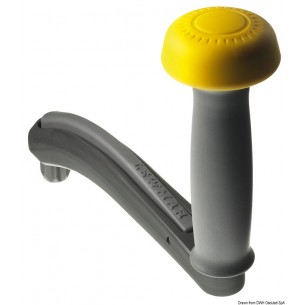 Lewmar One Touch PowerGrip 250mm aluminium lierhendel