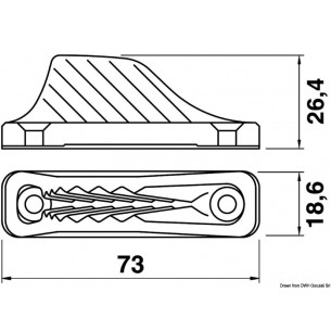 CL209 Fast mittklämma i nylon 2