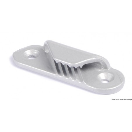 CL259 Högerhängd fast klämfäste i aluminium - Clamcleat