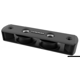 Lewmar Ocean Organizer in geanodiseerd aluminium met 3 schijven voor Ø 10 mm lijnen