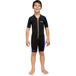Cressi Lido Shorty 2mm våtdrakt med korte ermer for barn