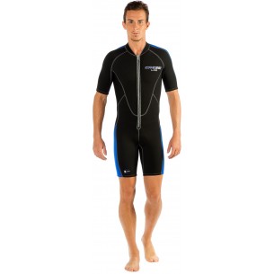 Cressi Heren Lido Shorty 2mm Wetsuit met Korte Mouwen