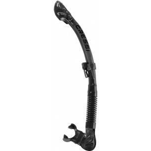 Cressi Alpha Ultra Dry -snorkkeli, musta