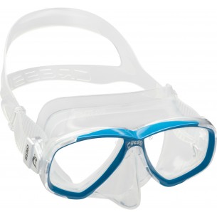 Cressi Perla Transparent Dykmask med Dubbla Glas