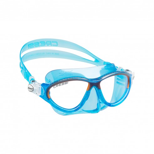 Cressi Moon Transparente Tauchmaske mit zwei Gläsern