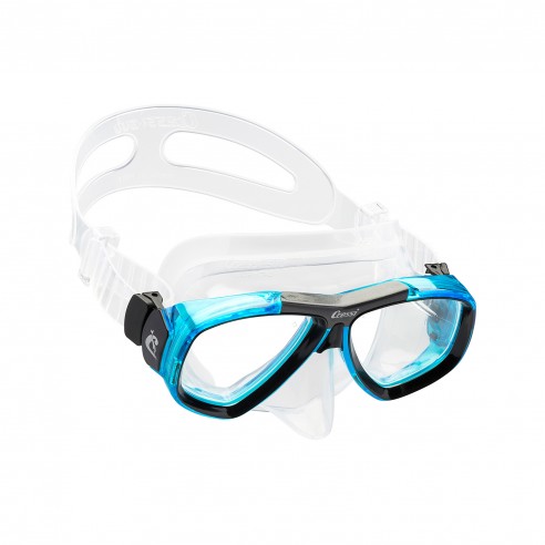 Maschera subacquea Focus trasparente bivetro - Cressi