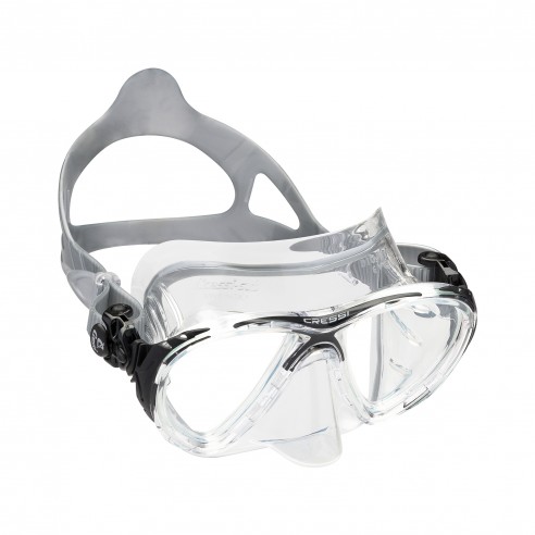 Cressi Big Eyes Evolution Crystal snorkelmasker met dubbel glas