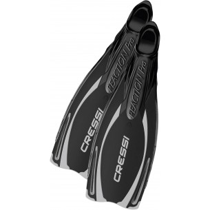 Cressi Reaction Pro Finner Svarte Foot Pocket Finner