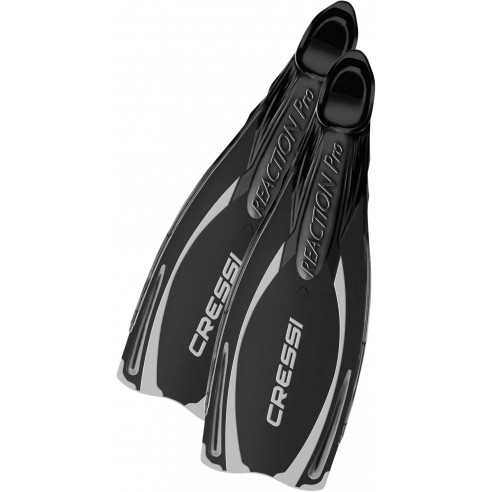 Pinne a scarpetta Reaction Pro Fins nere - Cressi