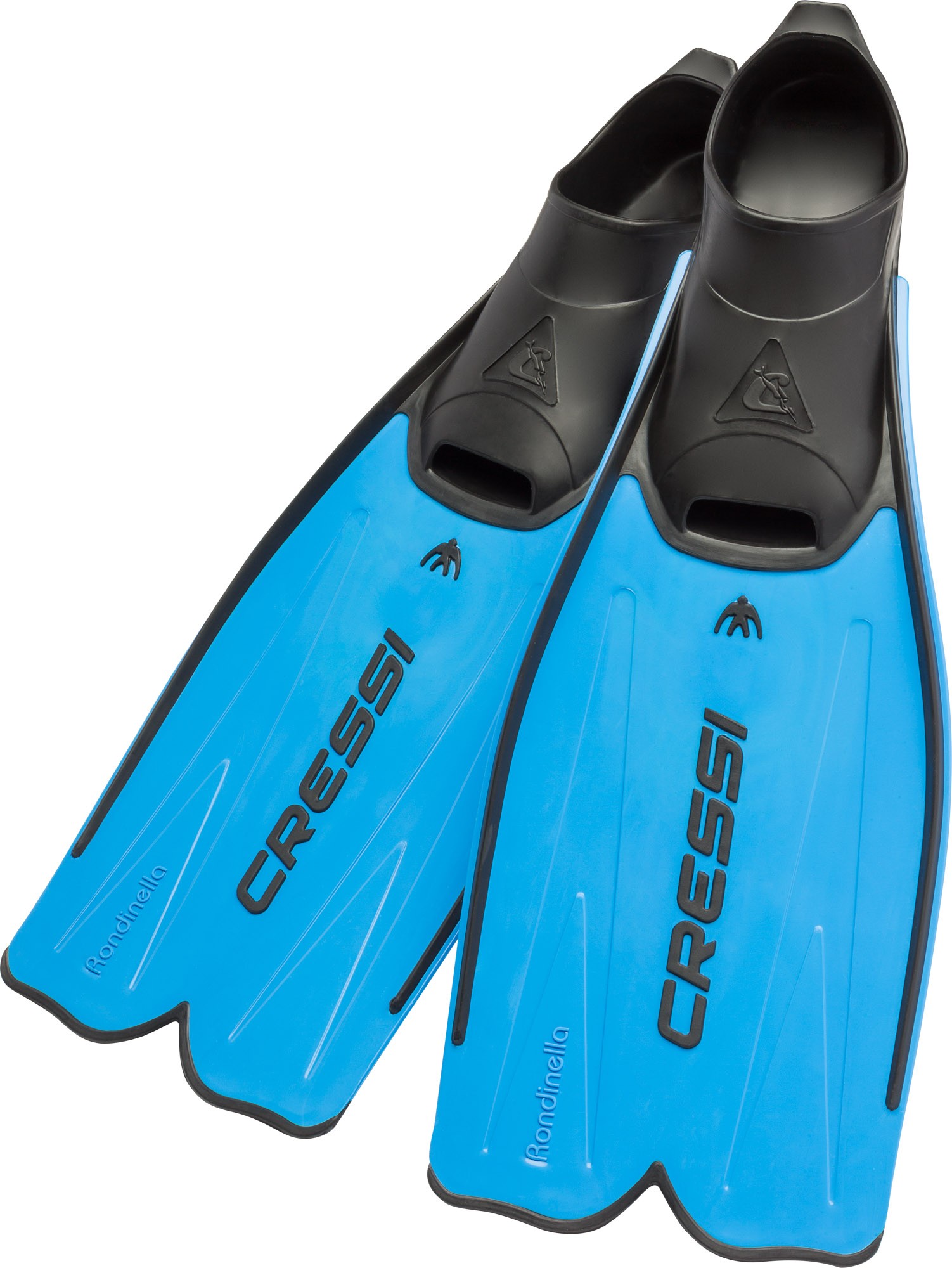 Pinne a scarpetta Rondinella Fins blu - Cressi : Taglia - 29-30