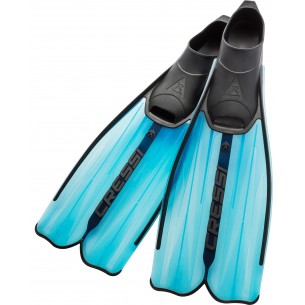 Light blue Rondinella Fins bootie fins - Cressi