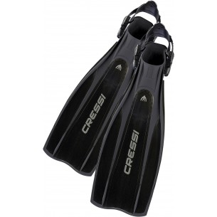 Einstellbare Pro Light Flossen schwarz - Cressi