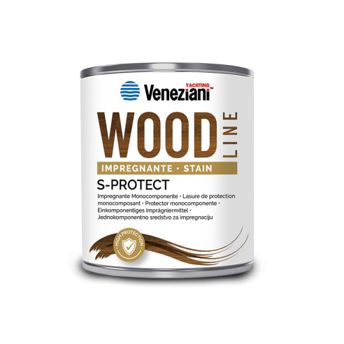 Wood impregnating agent S-Protect Wood Line 0.75 lt. - Veneziani