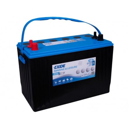 Exide Dual AGM 12 V 100 Ah Starter and Service Battery EP900