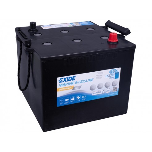 Batteria Exide Equipment GEL 12 V 110 Ah per avviamento e servizi ES1200