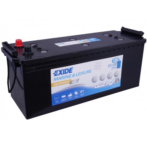 Batteria Exide Equipment GEL 12 V 120 Ah per avviamento e servizi ES1350