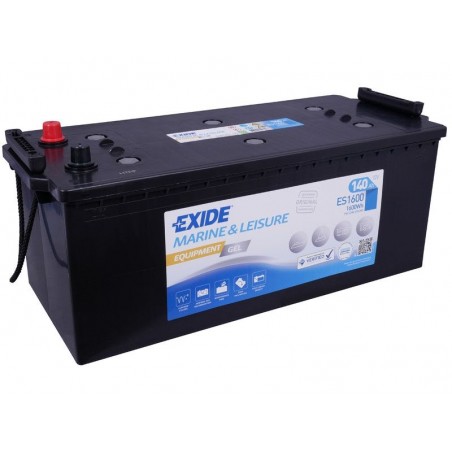 Exide Equipment GEL 12 V 140 Ah Starter and Service Battery ES1600