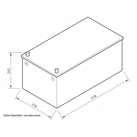 Exide Dual AGM 12 V 240 Ah Batterie de démarrage et de service EP2100