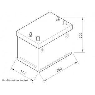 Exide Dual AGM 12 V 50 Ah Starter- und Servicebatterie EP450 2