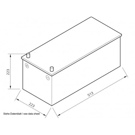 Exide Equipment GEL 12 V 140 Ah Starter and Service Battery ES1600