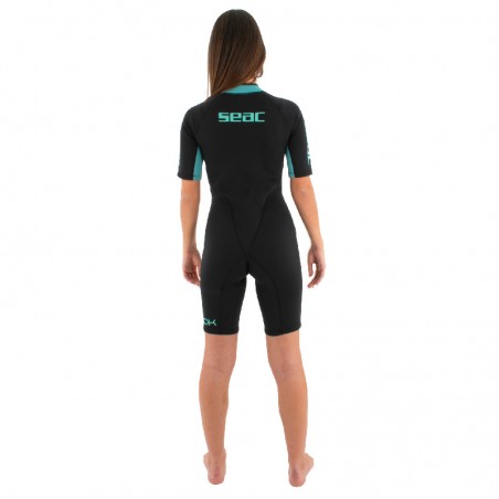 Seac Look 2,5 mm neopren shorty våtdrakt for kvinner