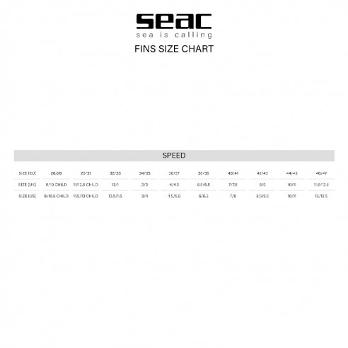 Speedfoot fenor blå - Seac