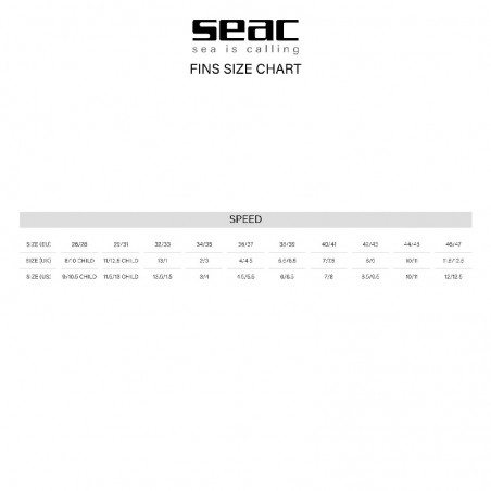 Speed blue bootie fins - Seac