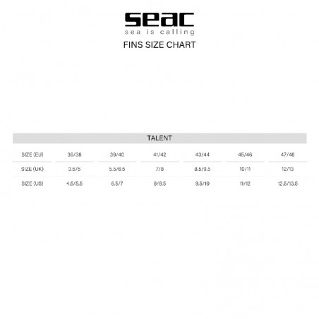 Talent black bootie fins - Seac