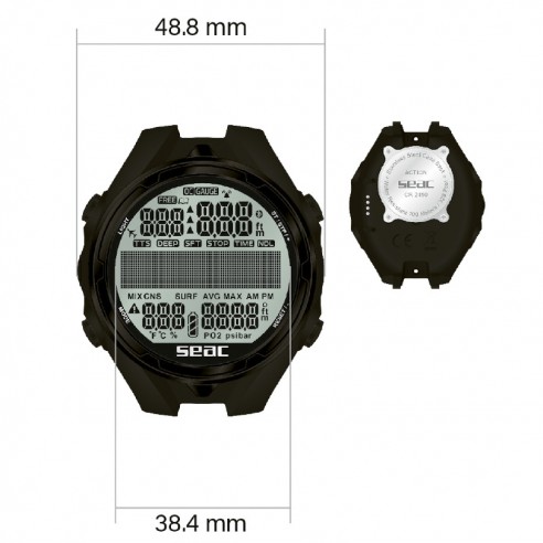 Montre de plongée Action HR - Seac