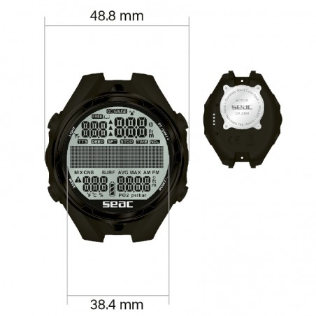 Montre de plongée Action HR - Seac