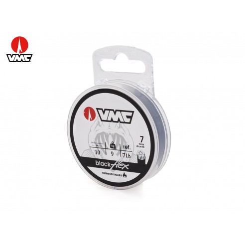 VMC Stahlkabel 26 LBs Blackflex C718 10 m Trommel für Angelterminals
