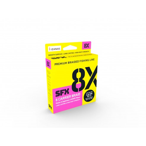 Sufix SFX 8X 0.104 MM. trecciato da 135M hot yellow