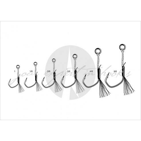 VMC Assist 7117SA crochet d'assistance simple No. 3/0