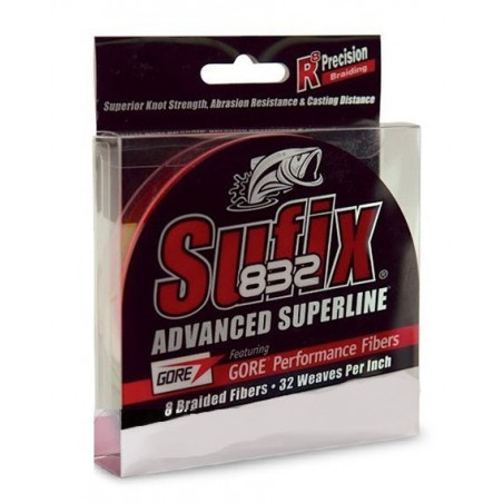 Sufix Braid 832 0.15 MM. 250M braided line, vis green