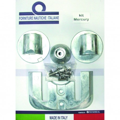 Kit of aluminium anodes for Mercruiser Bravo III engines