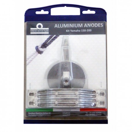 Aluminum anode kits for Yamaha outboard motors 150-200 HP