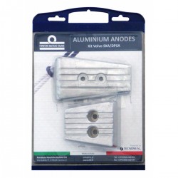 Kit d'anodes en aluminium pour les moteurs Volvo Penta SX-A/DPS