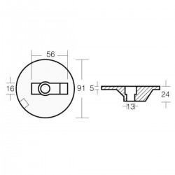 Aluminium-Anoden-Kit für Mercury Verado 4/Optimax Motoren Kit 2