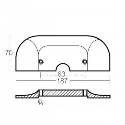 Kit anodi in alluminio per motori Mercruiser Alpha I Generation II 2