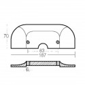 Kit d'anodes en aluminium pour les moteurs Mercruiser Alpha I Génération II