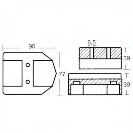 Kit anodi in alluminio per motori Mercruiser Alpha I Generation II