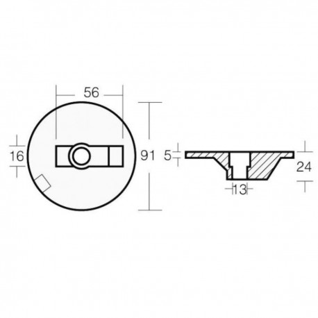 Aluminiumanodesett for Mercruiser Bravo III-motorer