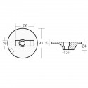 Aluminiumanodesett for Mercruiser Bravo III-motorer