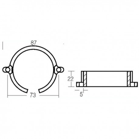 Aluminium-Anoden-Kit für Mercruiser BravoI Motoren von 1998 bis heute