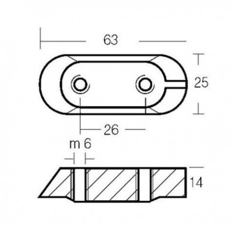 Kits d'anodes en aluminium pour moteurs hors-bord Yamaha 40-60 CV