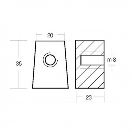 Aluminum anode kits for Yamaha outboard motors 40-60 HP